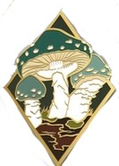 4.3K - Free Gold Foil Sticker from the Verdigris Agaric