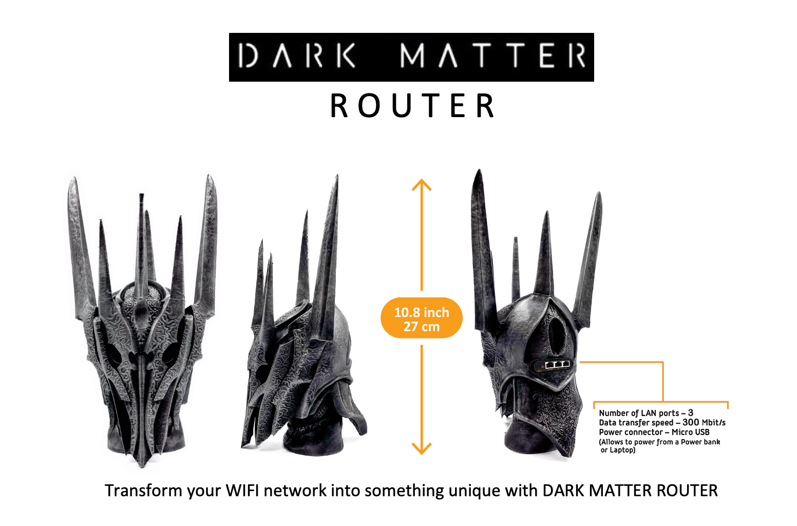 Dark Matter Router