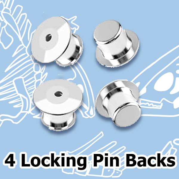 4 Locking Pin Backs