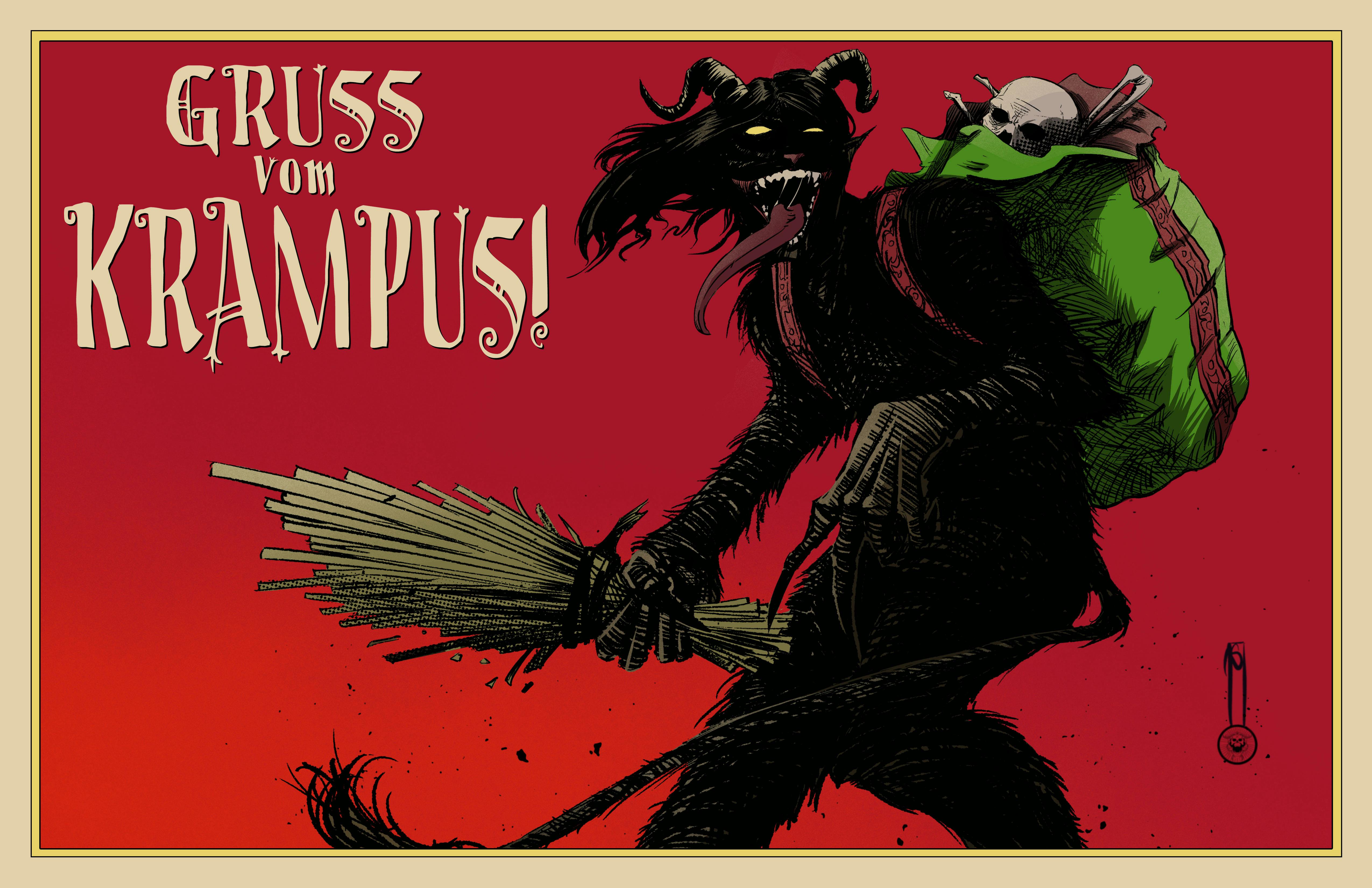 Krampus Holiday Cards