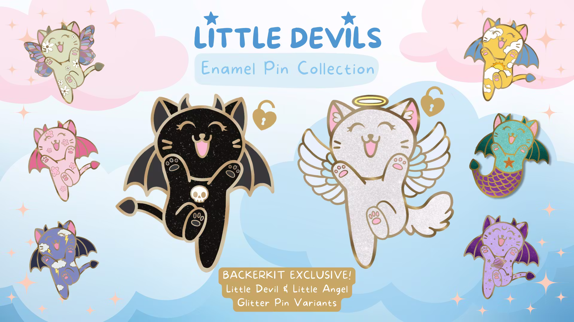 Little Devils Hard Enamel Pins Collection