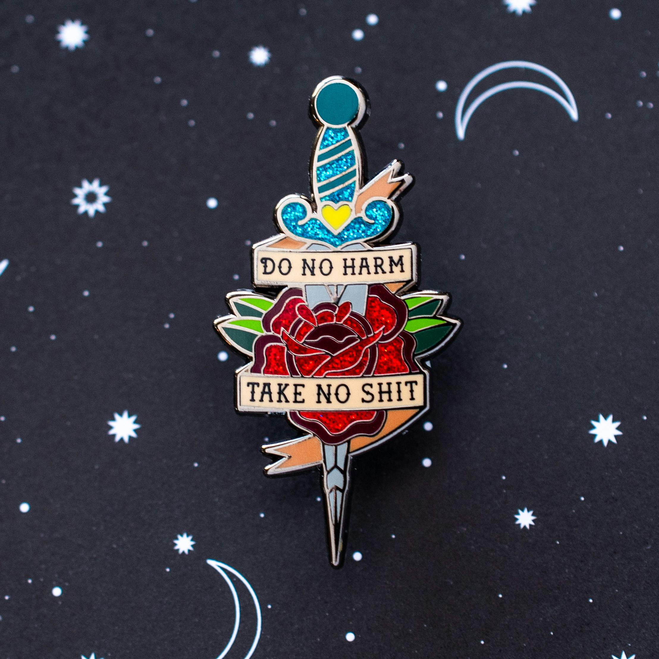 Do No Harm Dagger Pin