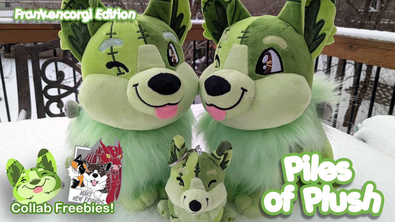 Piles of Plush - Buster Frankencorgi Edition