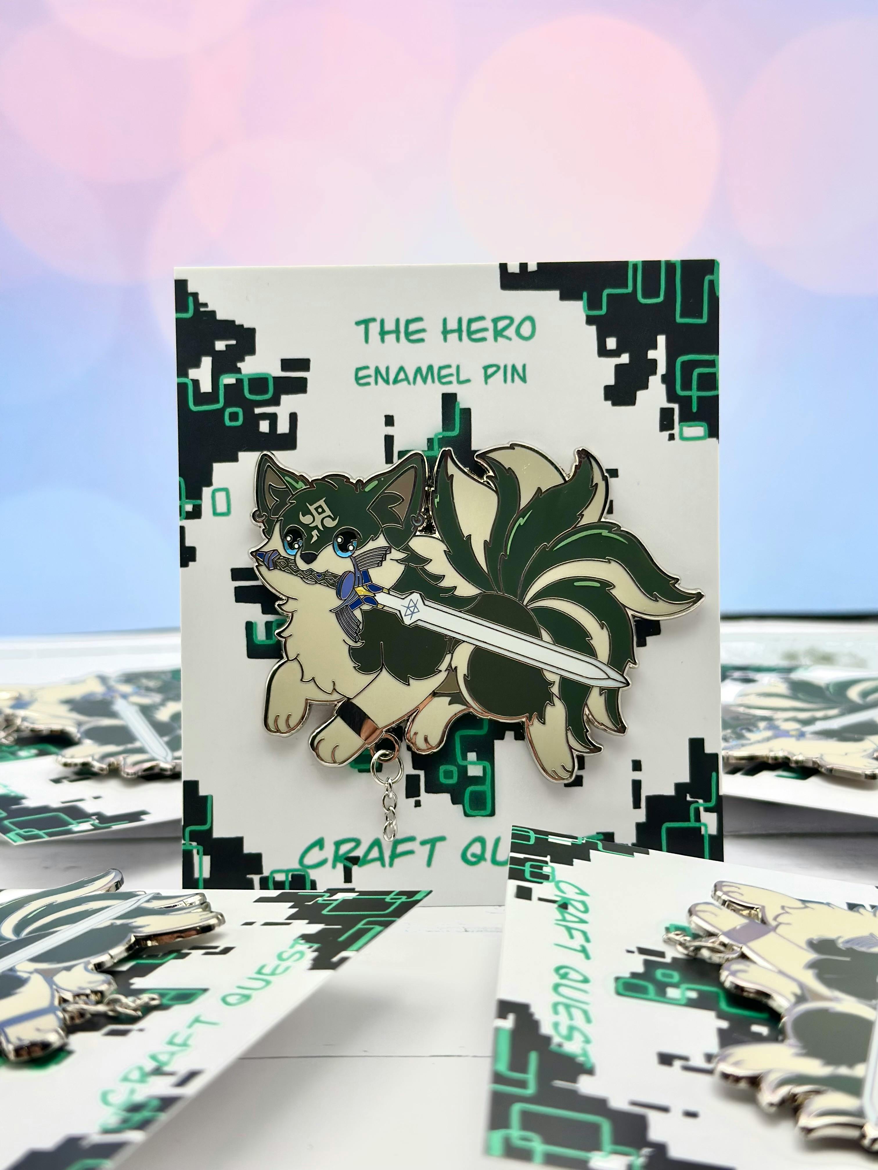 B GRADE- The Hero Pin