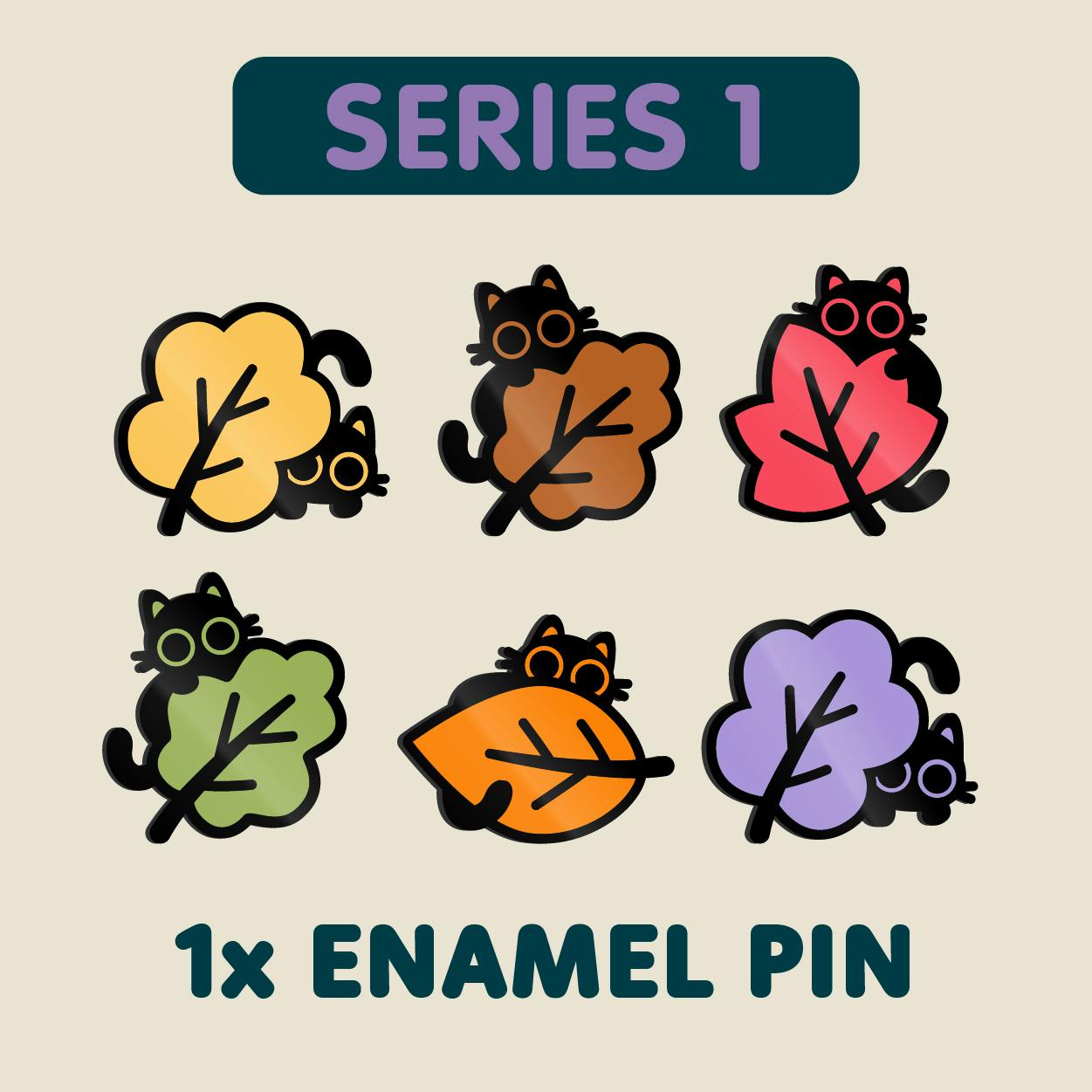 One Enamel Pin - SERIES 1