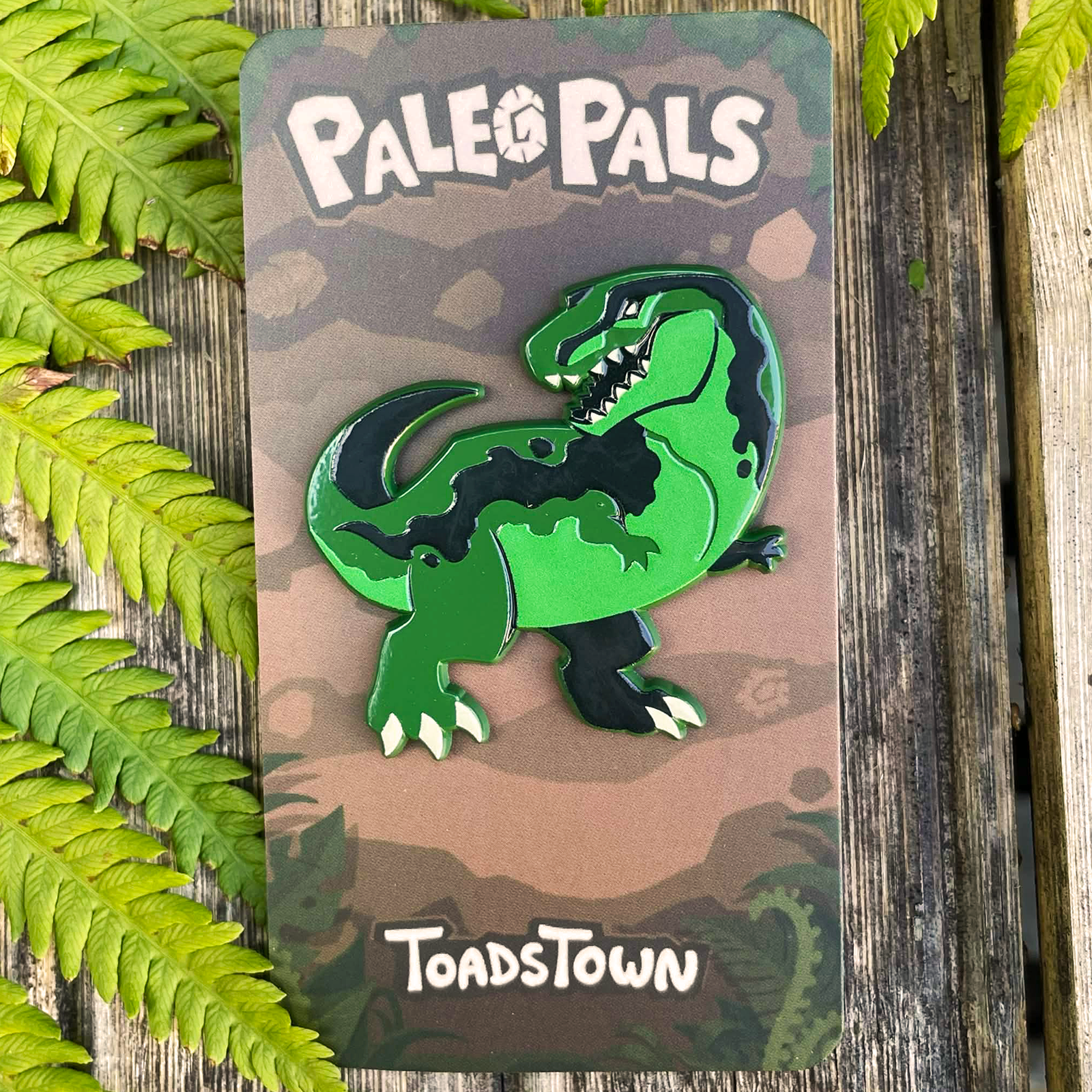 Tyrannosaurus Dyed Enamel Pin