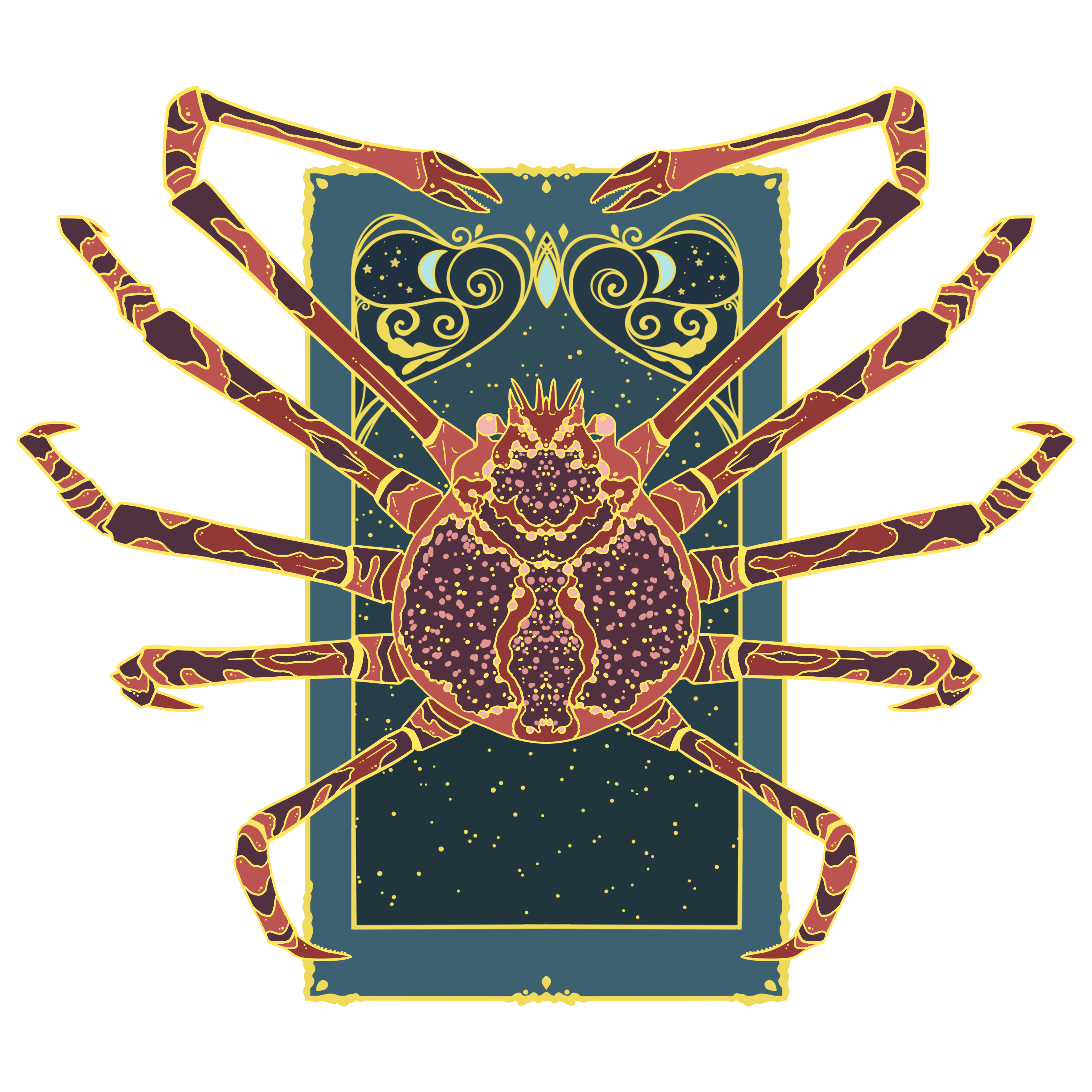 Tarot Pin Sticker Set Blood Moon Add-on	