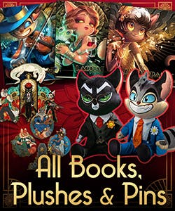 All Books, Plushes, and Pins