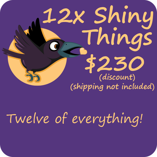 12 All The Shiny Things packs