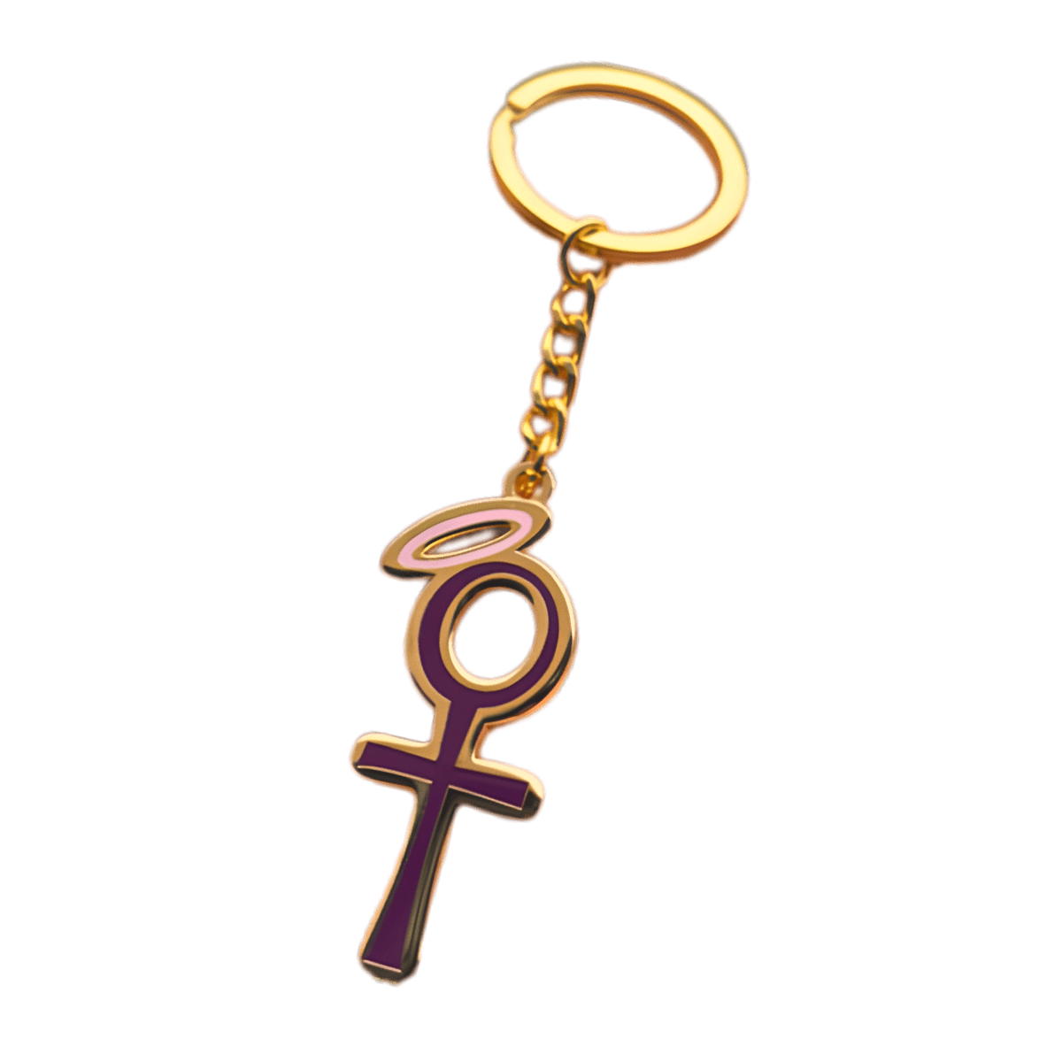 Girl Christ keychain