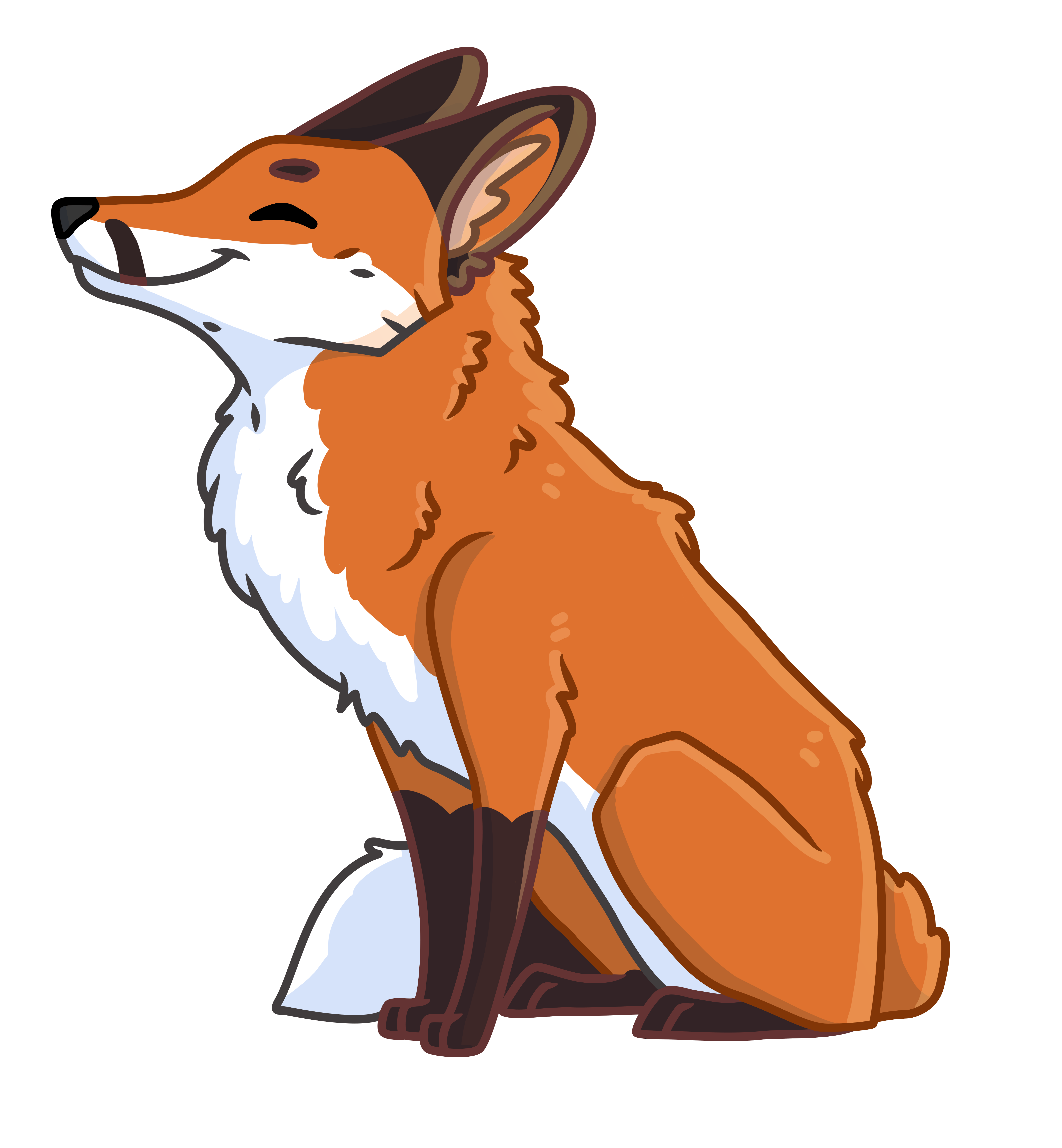 Fox Sitting