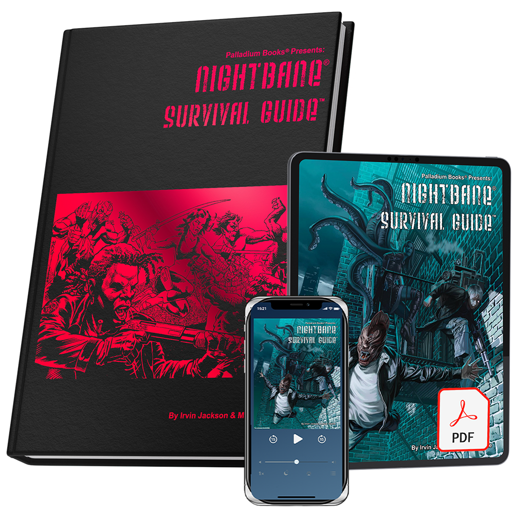 Nightbane® Survival Guide Hardcover, PDF, and Audiobook