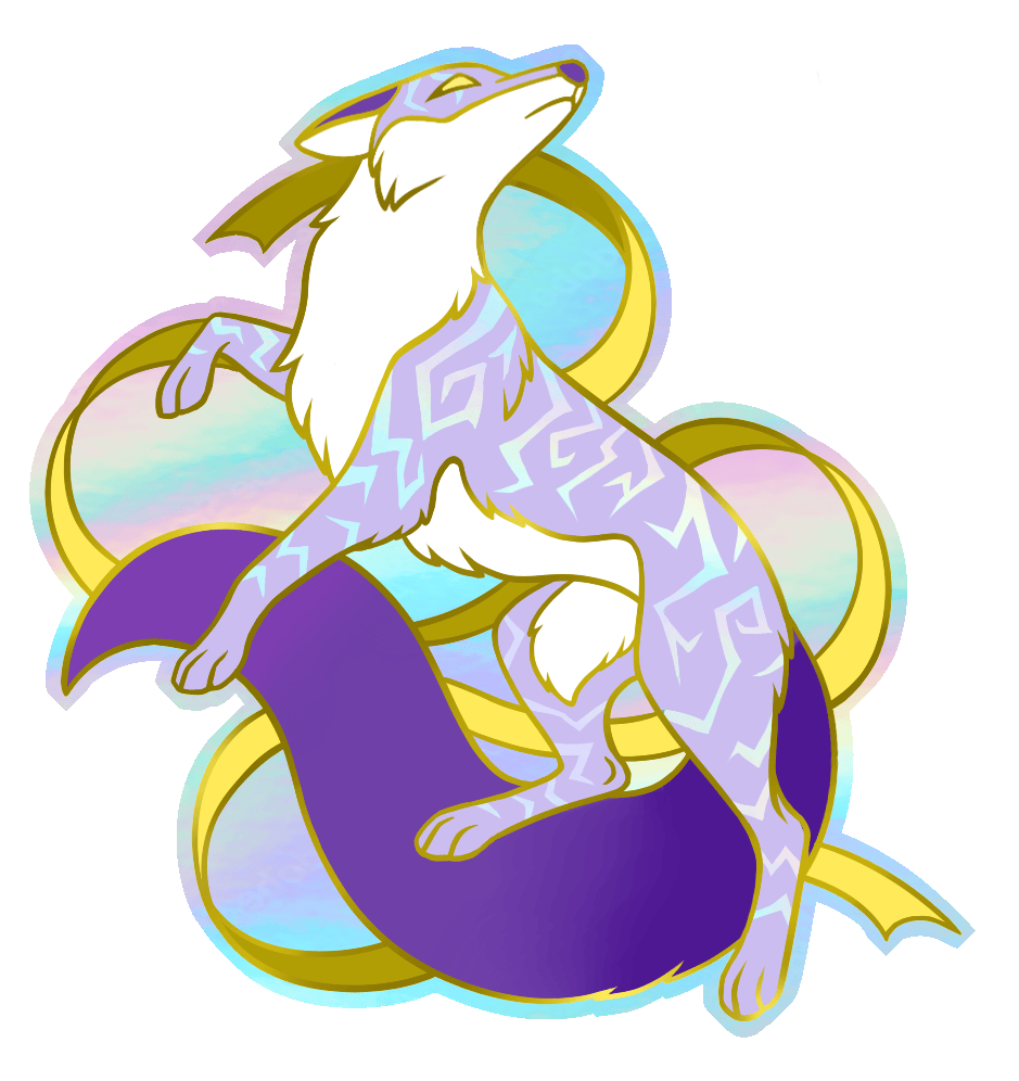 Holographic Rumi Sticker