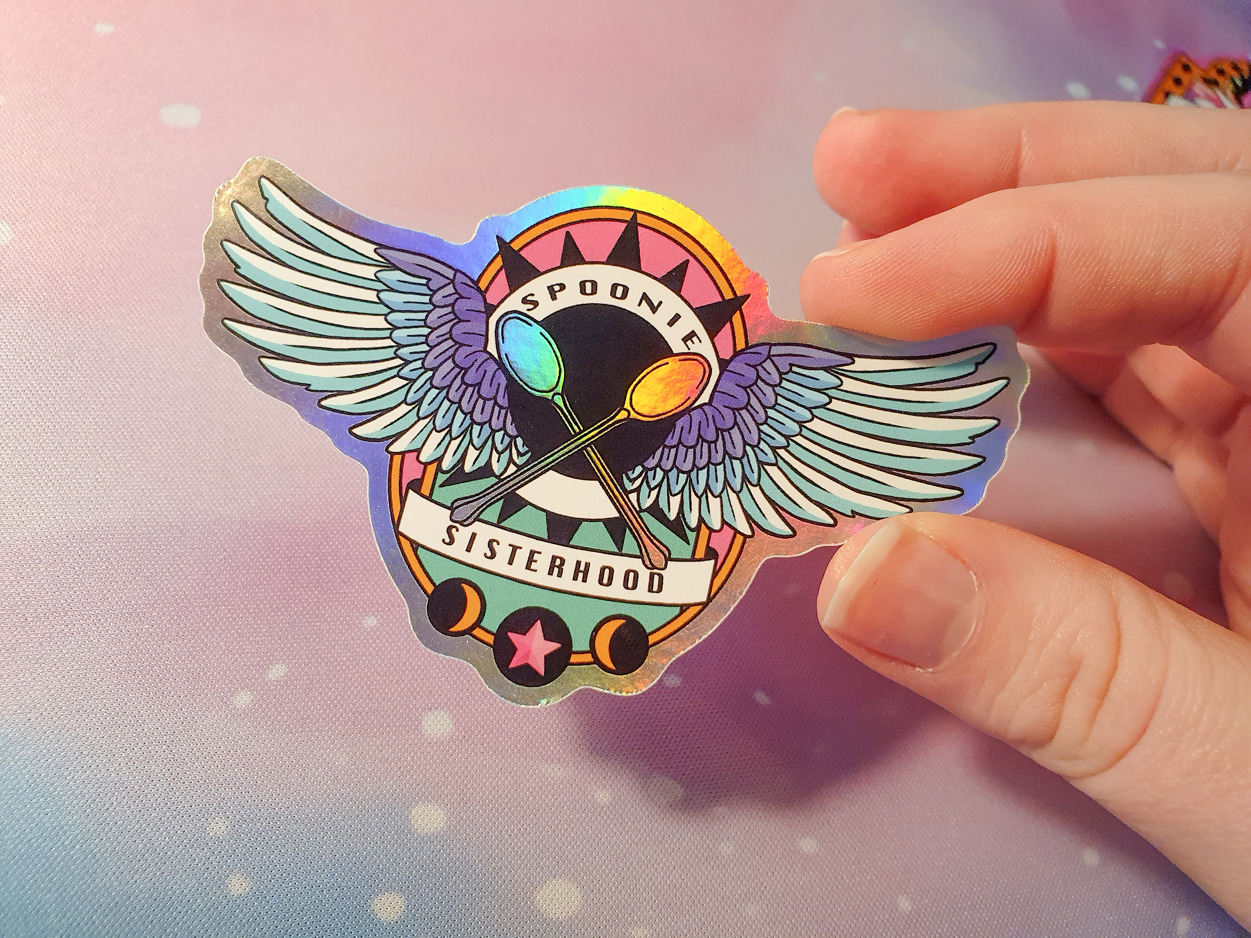 Spoonie Sisterhood sticker