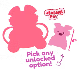 EARLY BIRD 20$ DISCOUNT: One Snug-Alongs Plush Backpack + One Enamel Pin + One BeanBud!