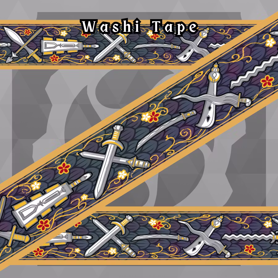Blades Washi Tape