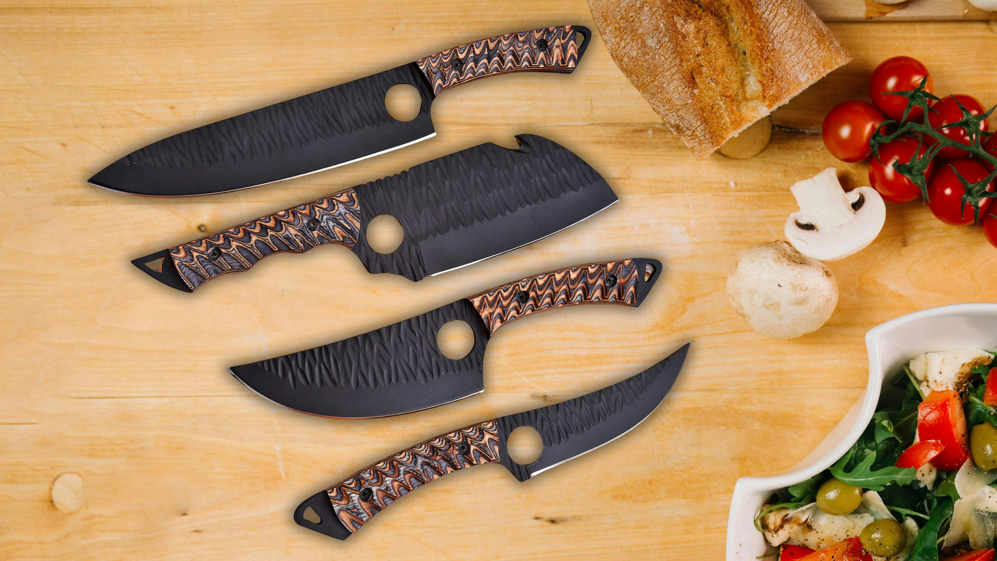 Handcrafted Chef Knife Set – Razor Sharp & Ergonomic Grip
