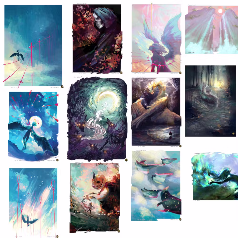 5x7in Print by Tokii