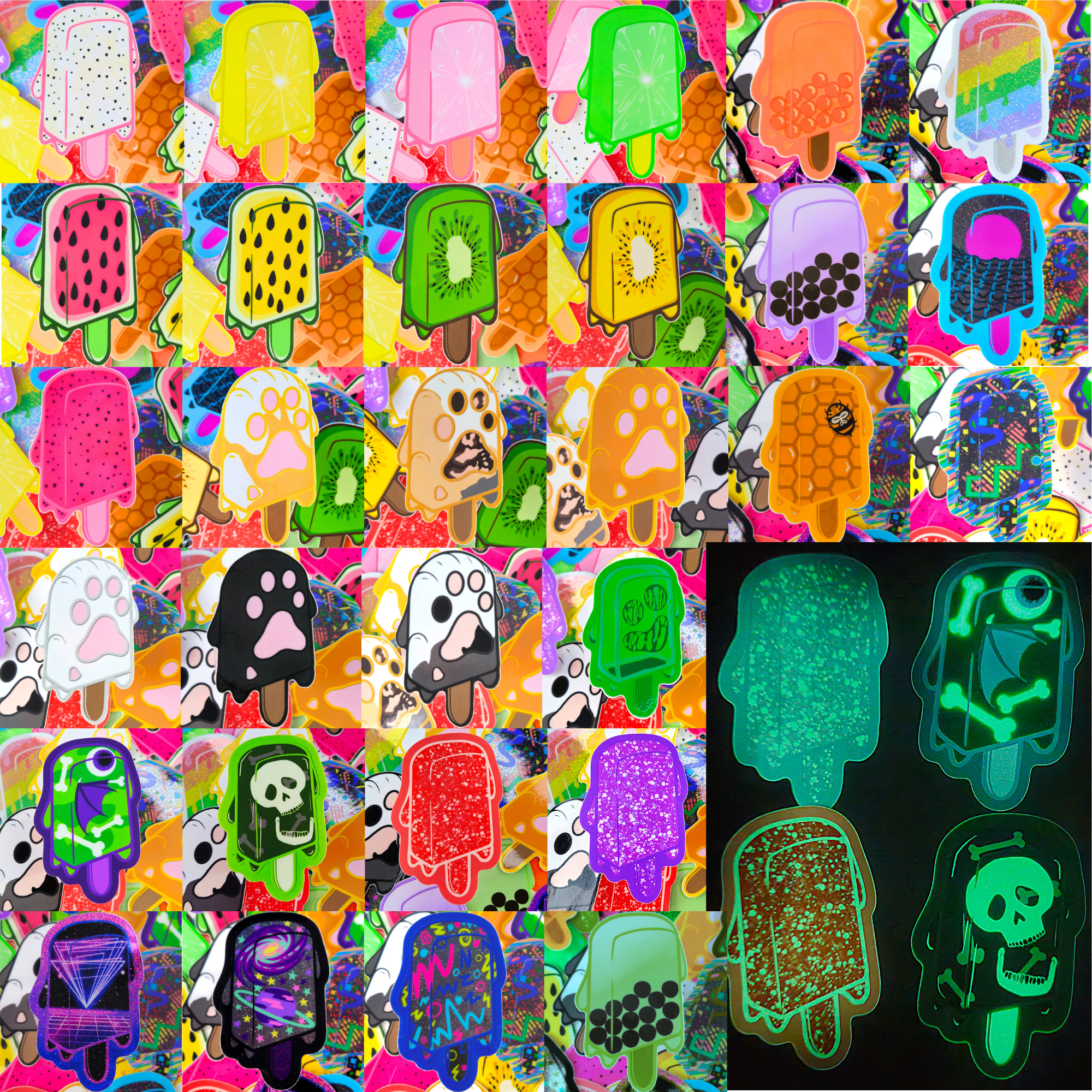Popsicle Panic Stickers 5-pack