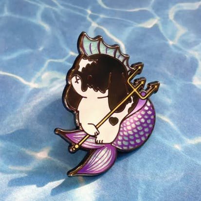 Chappie Mermaid Enamel Pin
