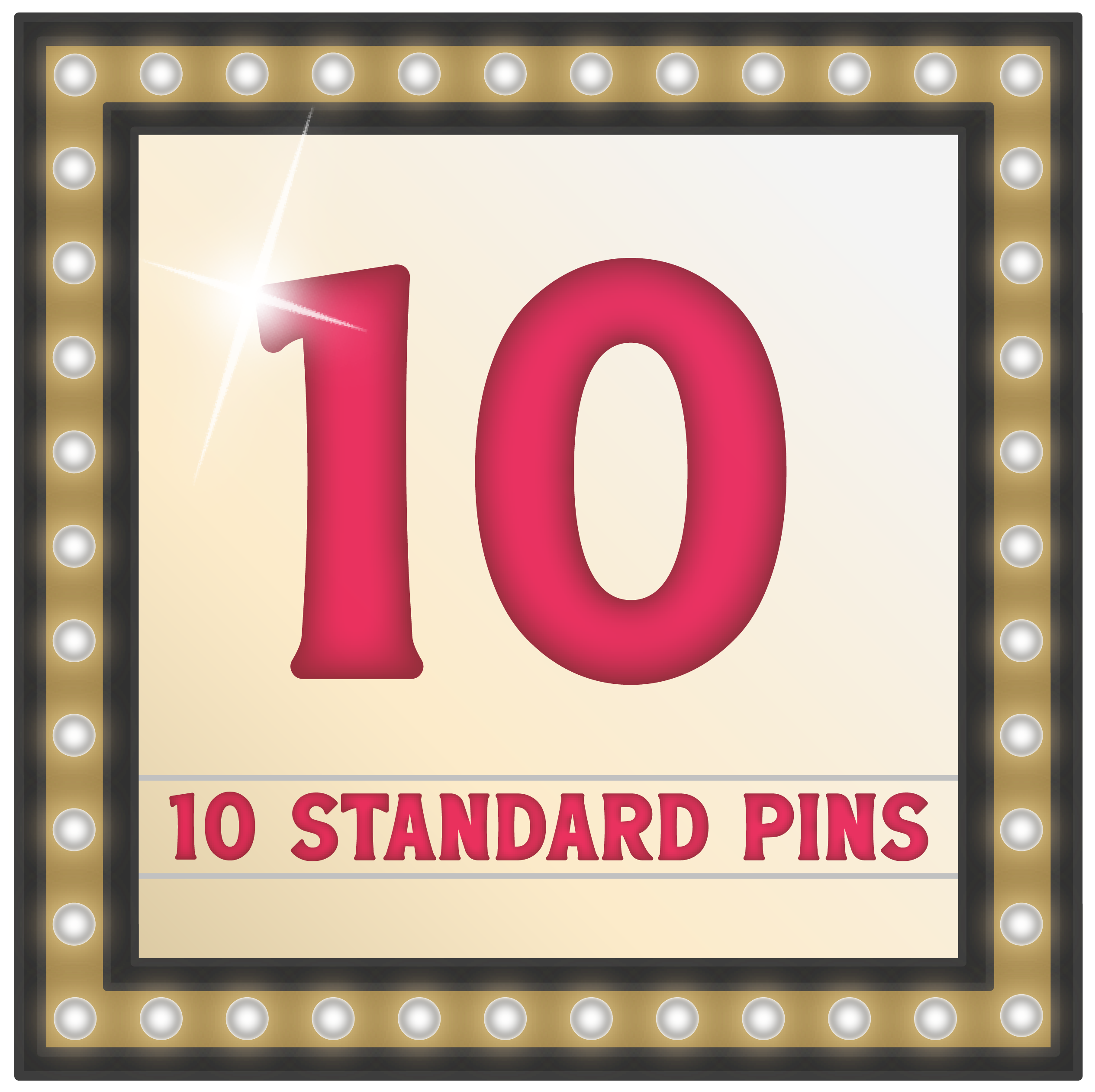 Ten Standard Pins