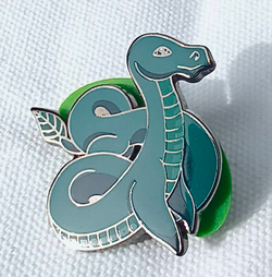 loch ness Wyrmling mini pin