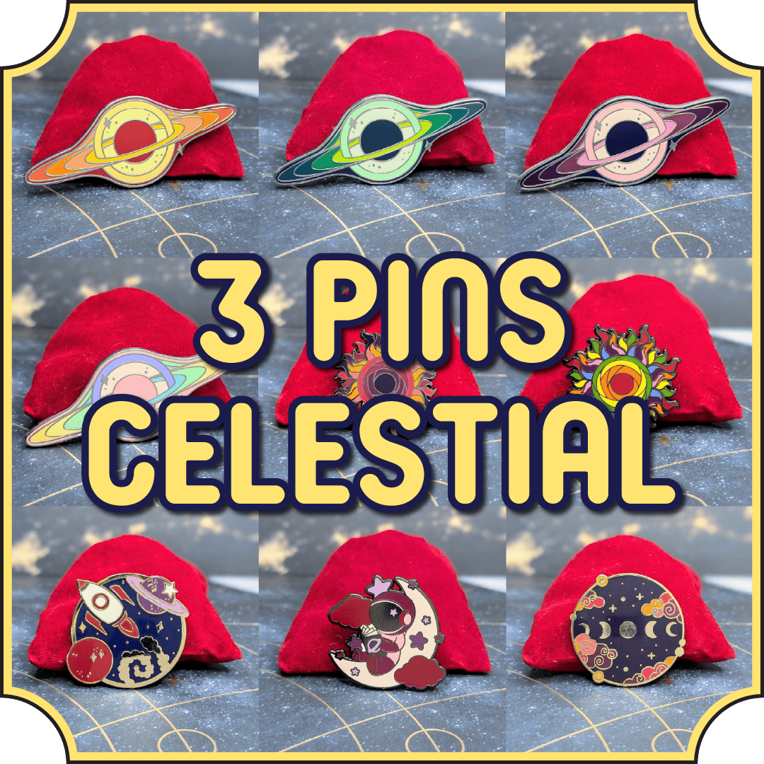 3 Celestial Pins Bundle