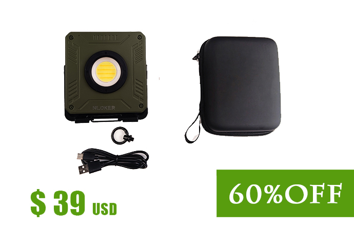 NLOKER outdoor light & Power Bank GREEN