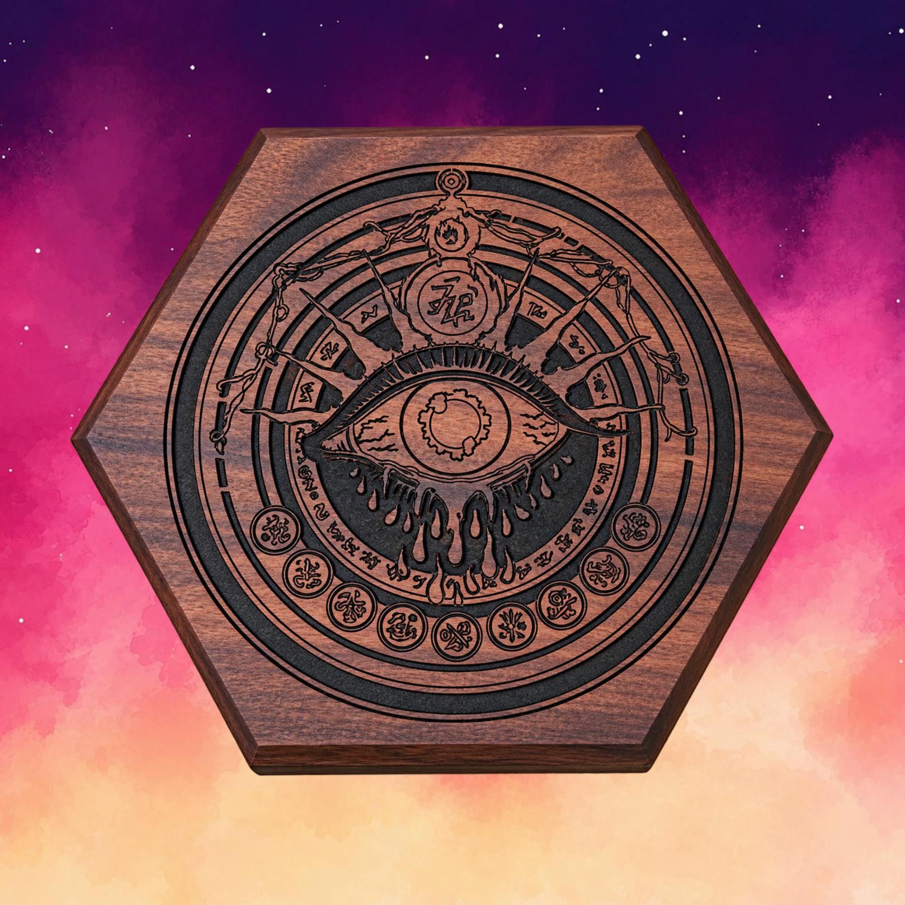 Rosewood Dice Vault