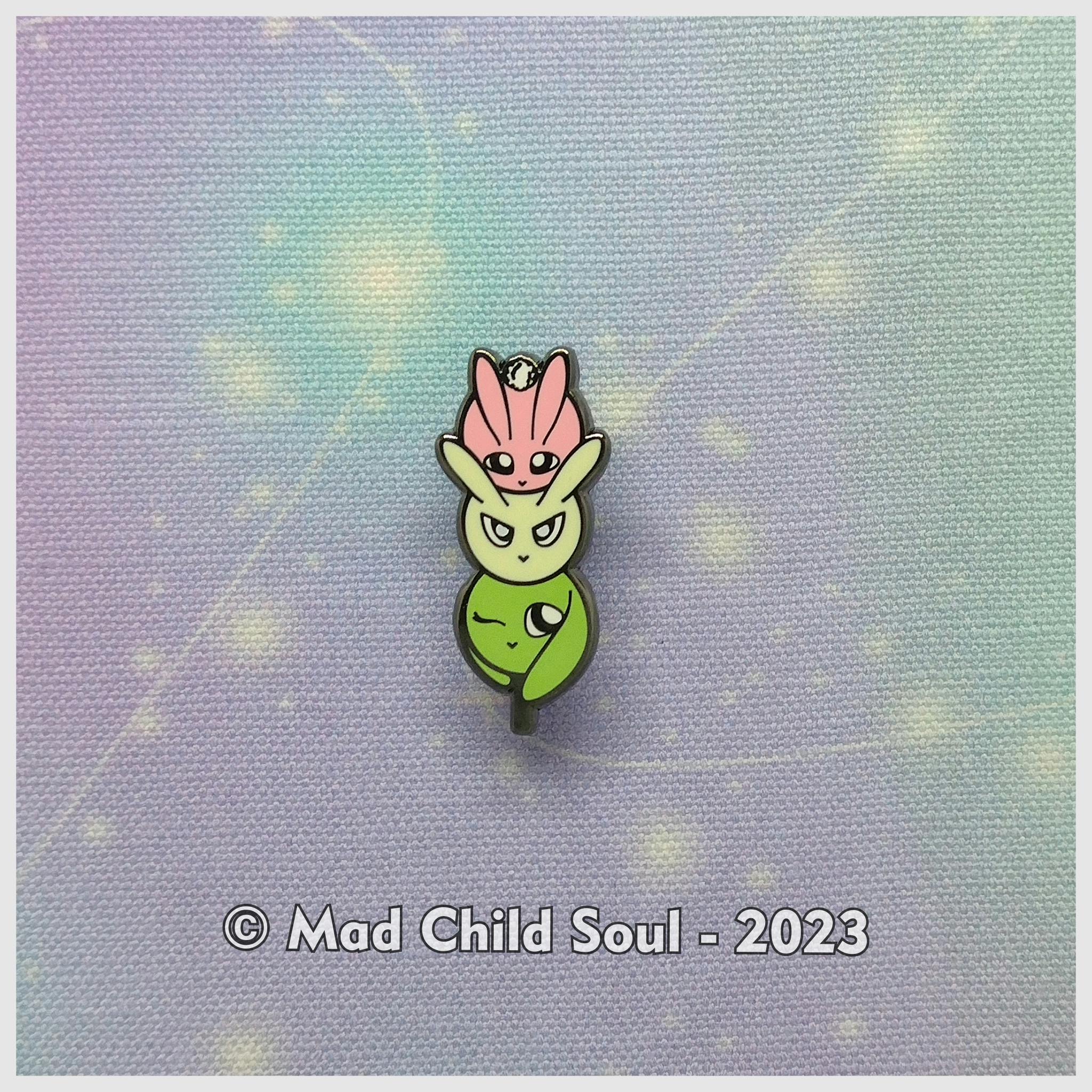 1x MINI PIN : Dango Bunny (BN)