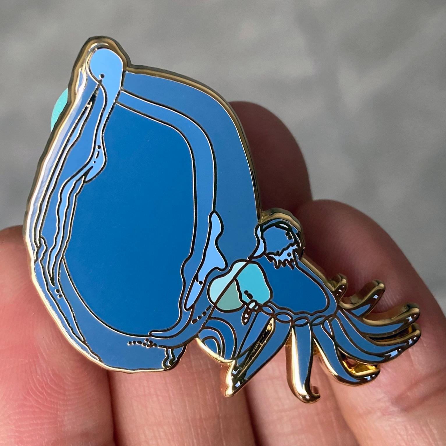 Mystery Mollusc Critter Pin	