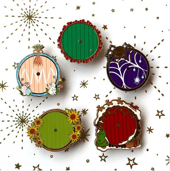 Door Variety Enamel Pin Bundle 