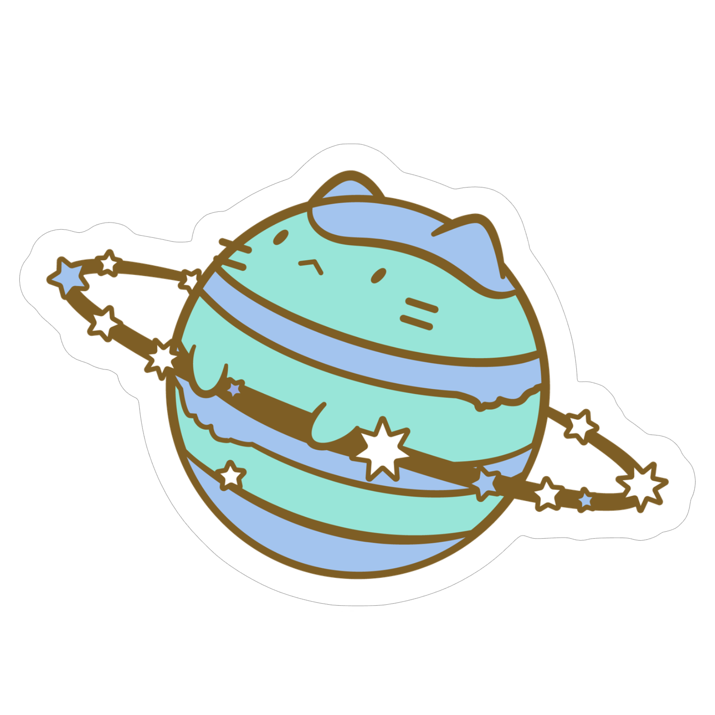 Just the normal single vinyl stickers