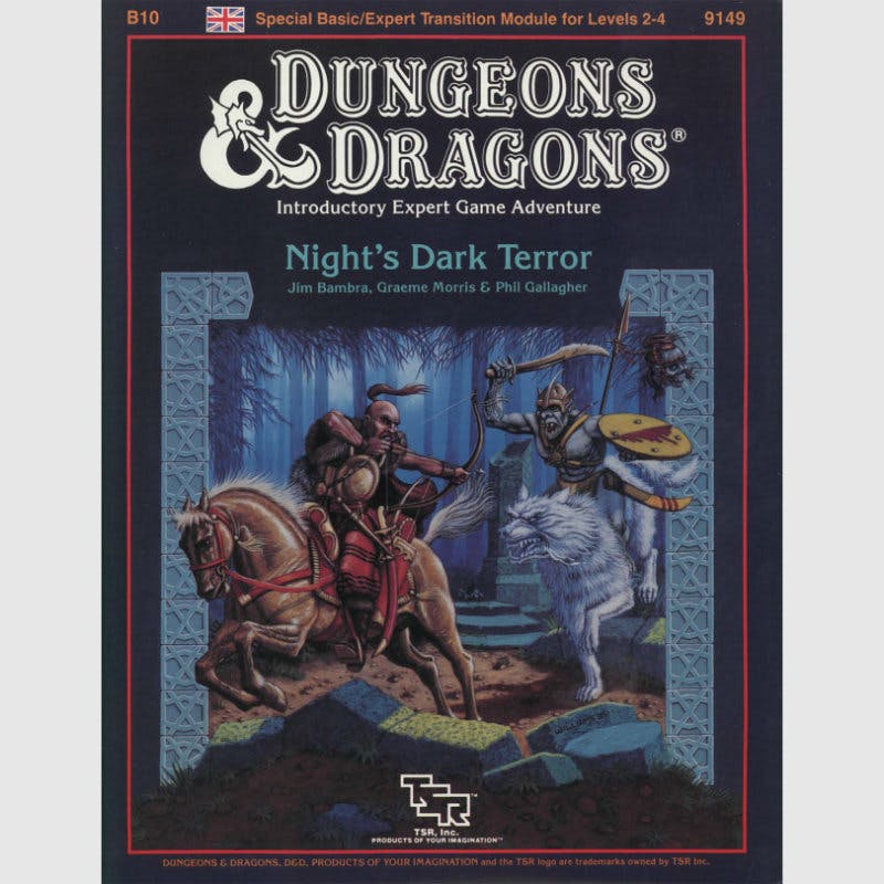 B10: Night's Dark Terror (February 1986)