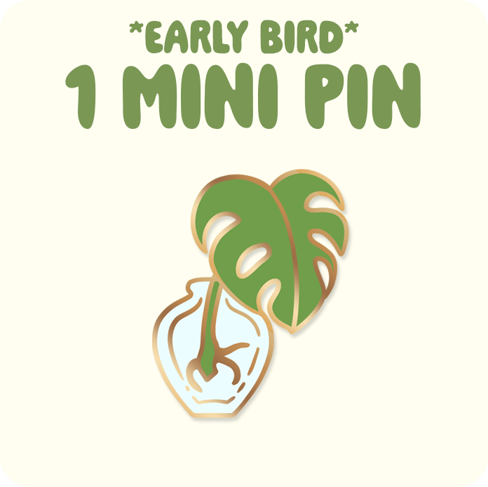 ✿ Early Bird: 1 Pin