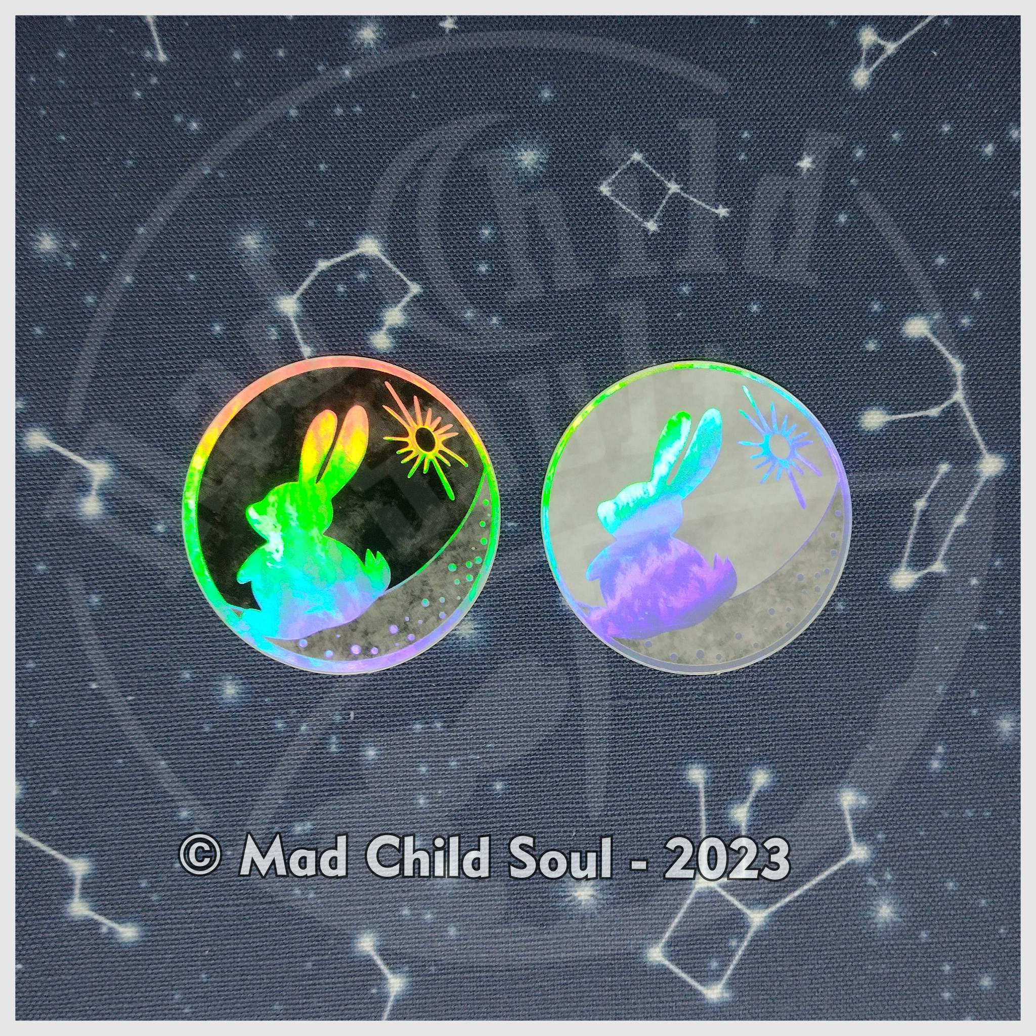 1x STICKER : Bunny Moon 