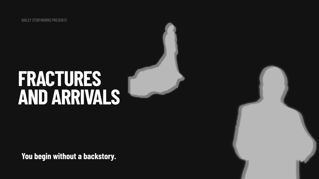 Fractures and Arrivals: A TTRPG of Memory and Choice