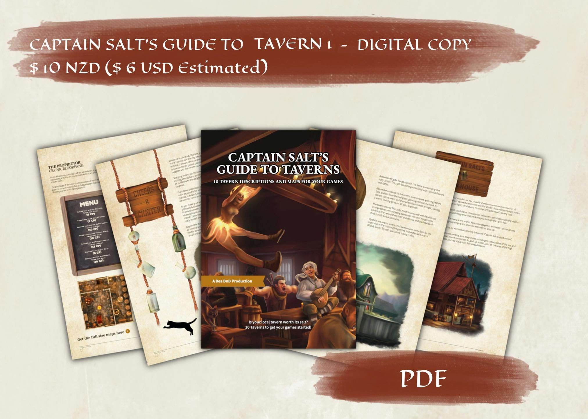 Captain Salt's Guide To Taverns - Digital Copy