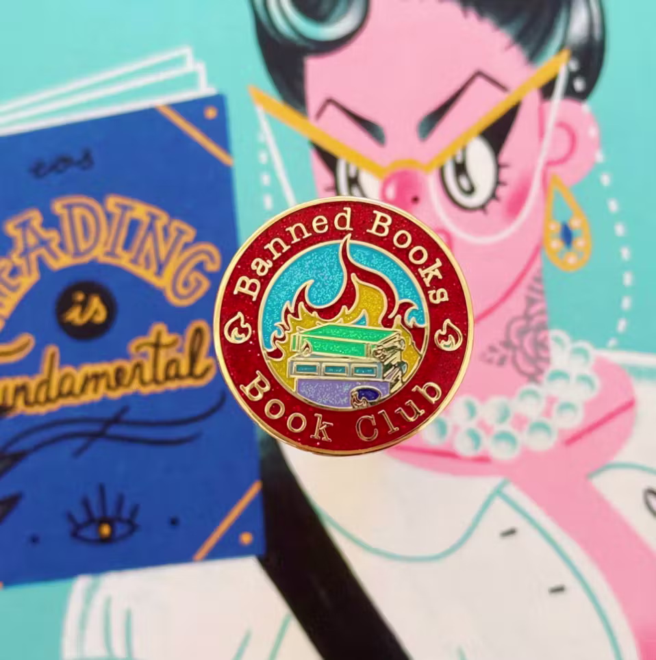 Banned Book Club Pin
