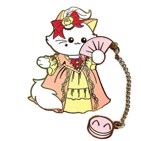 Champagne Mewcaron Purrsona Pin