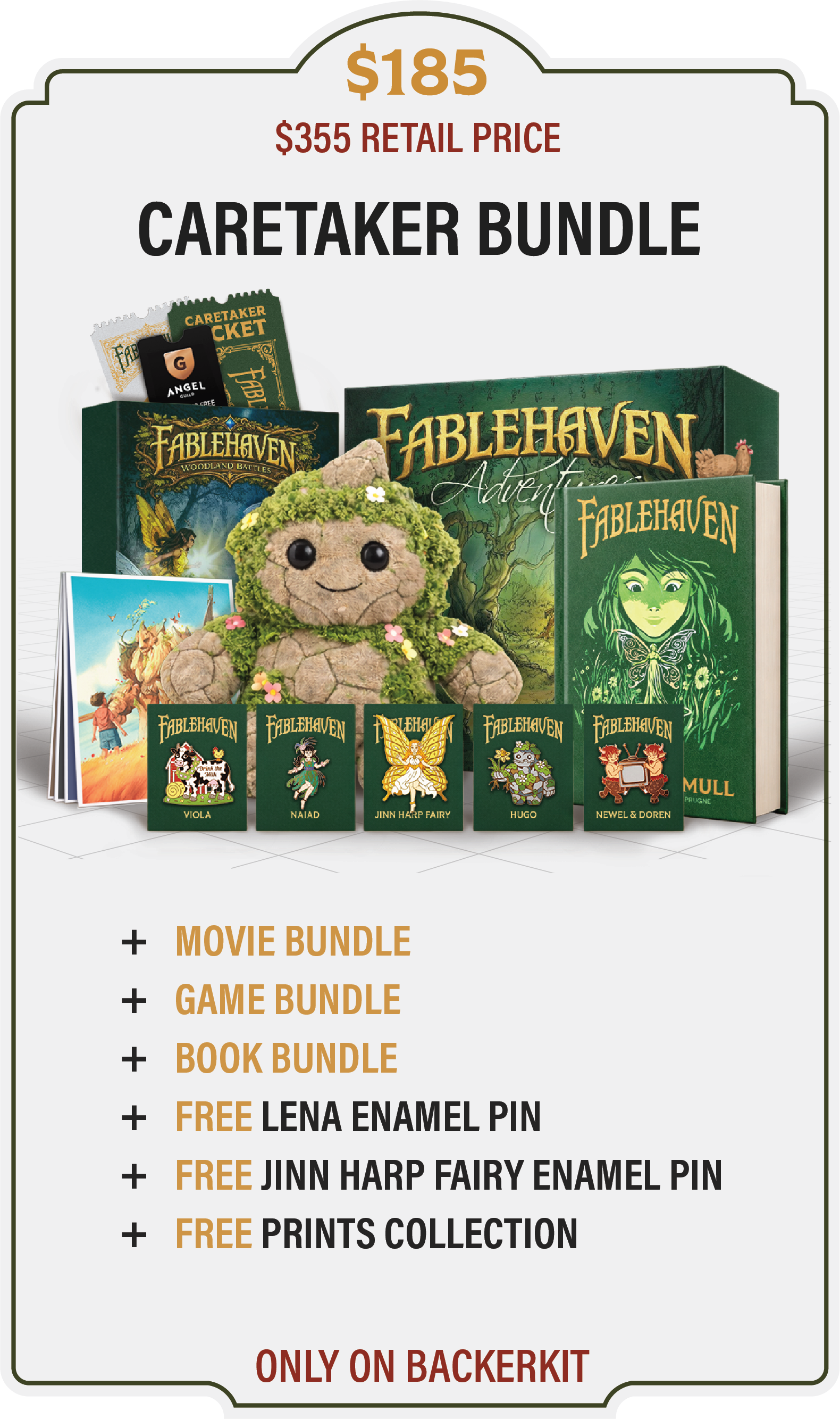 Caretaker Bundle: $185