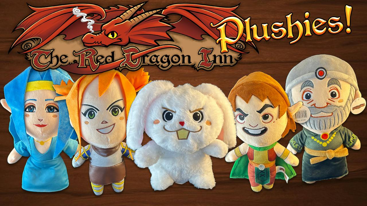 Plushies from The Red Dragon Inn!