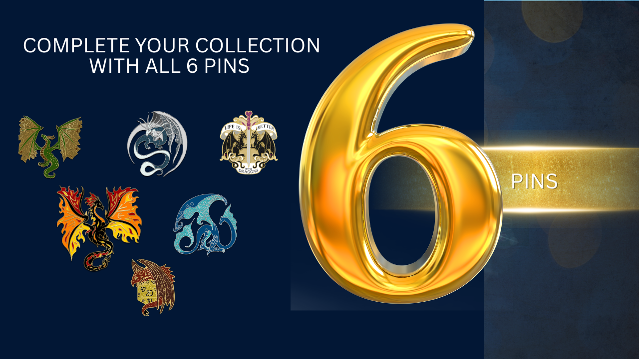 Dragon Hoard (All 6 Pins)