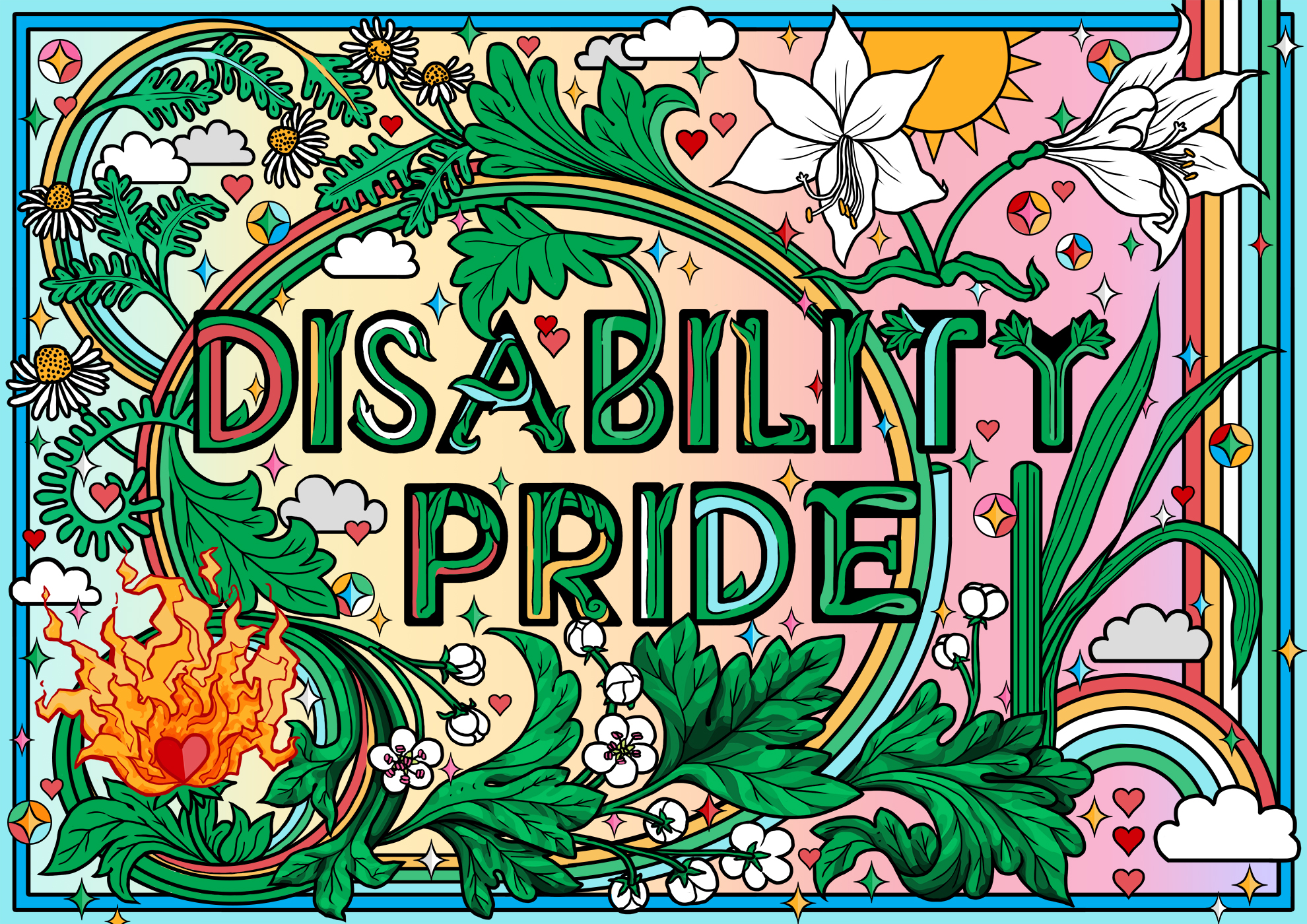 A 'Disability Pride' print