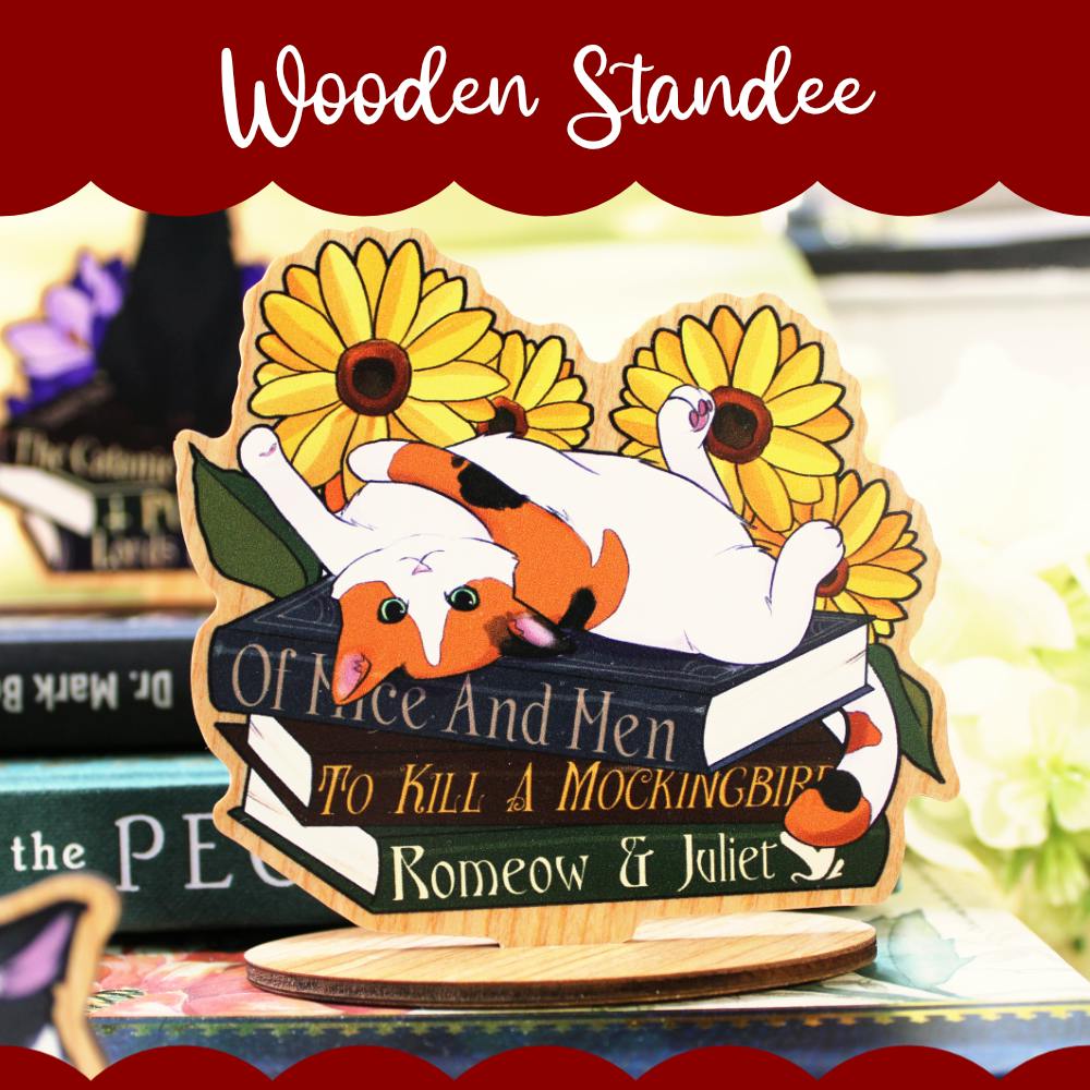 Wood Standee: Calico Cat