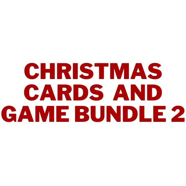 Christmas Cards and Game Bundle 2