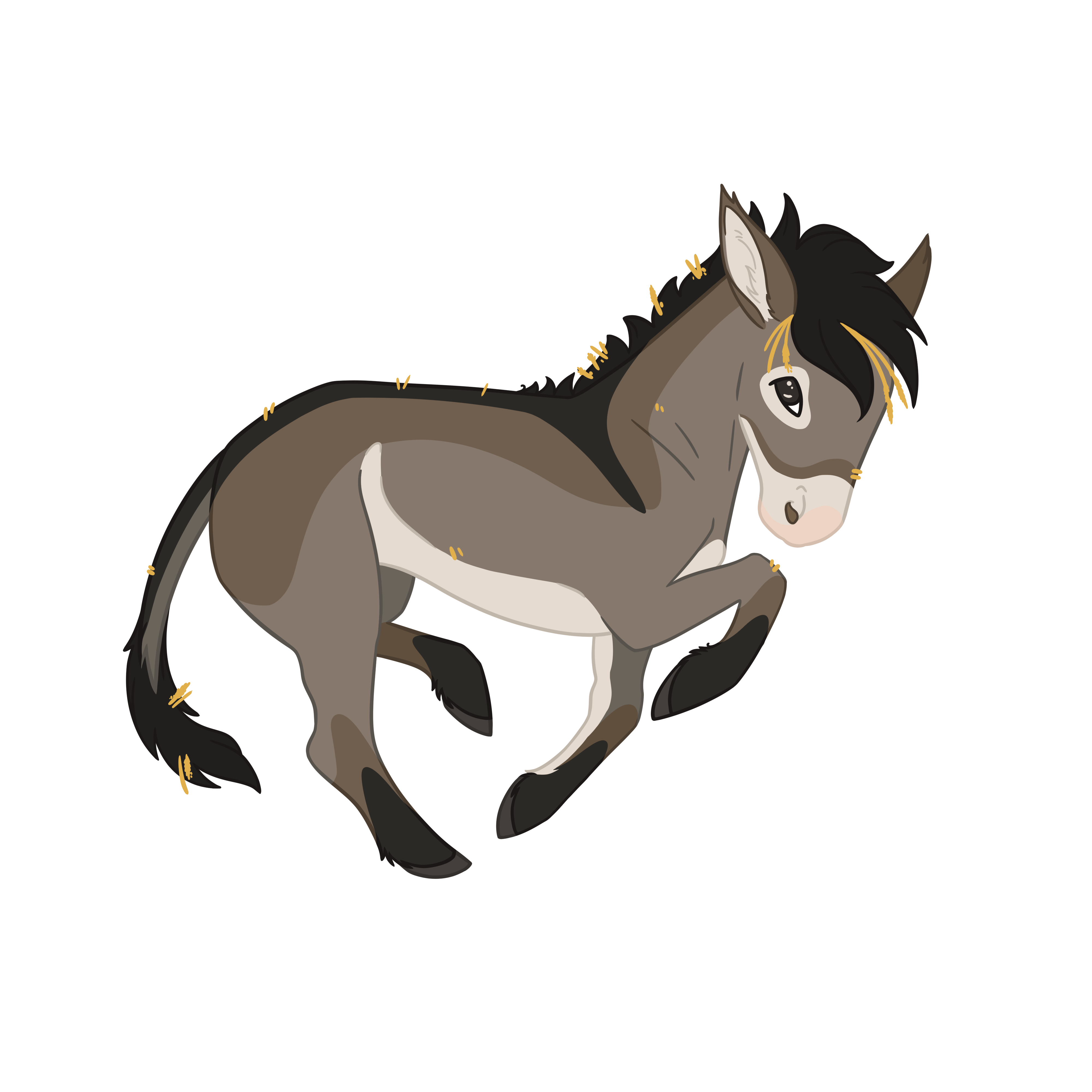 Naughty Donkey Magnet	