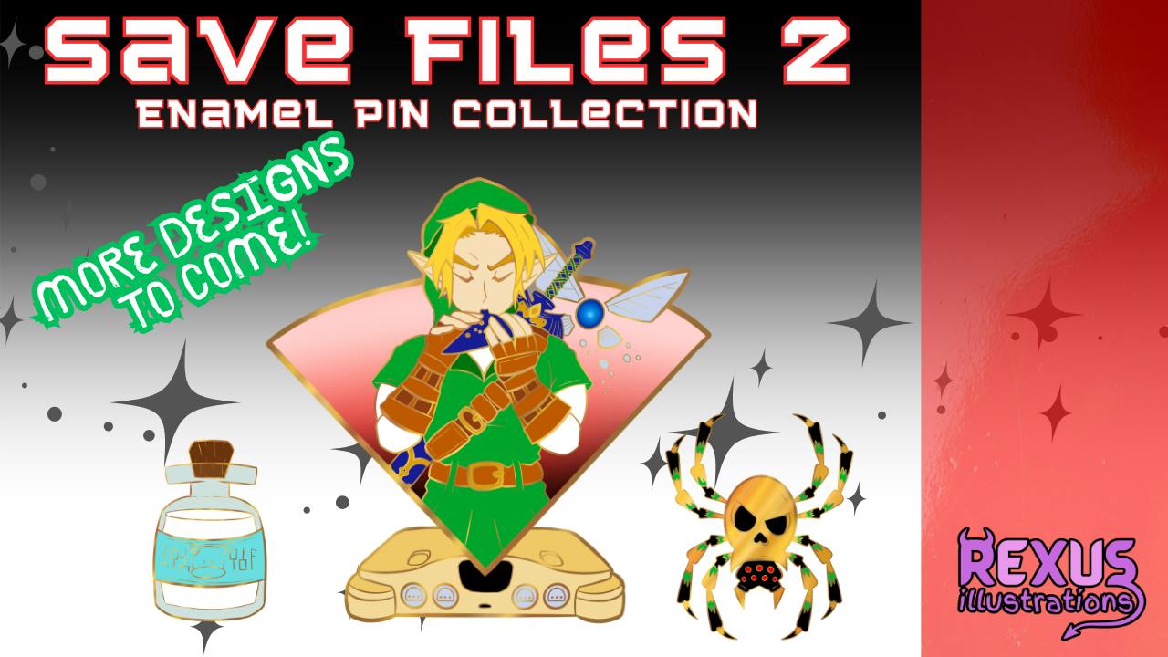 Save Files 2 | Enamel Pin Collection