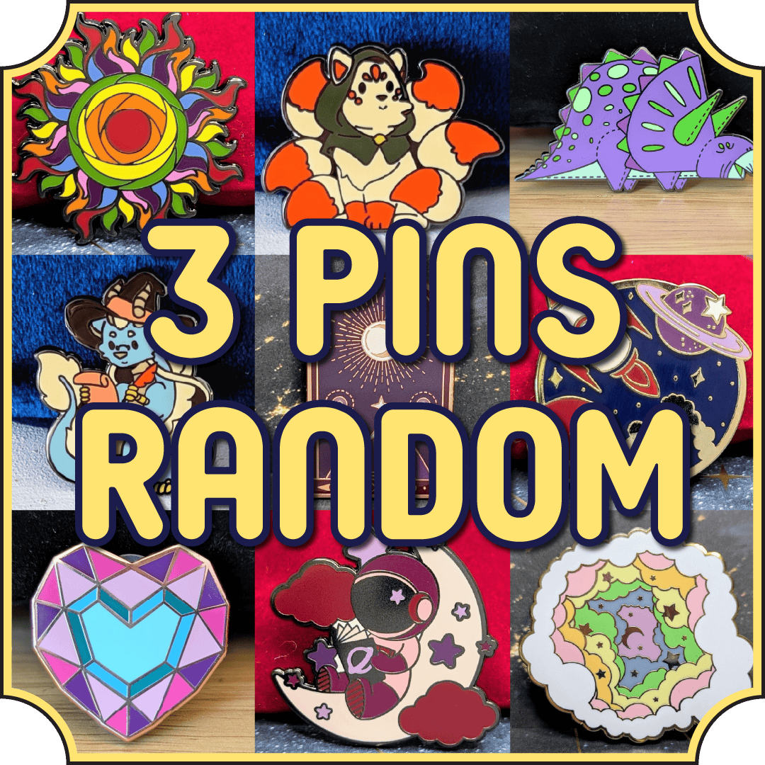 3 Random Pins Bundle