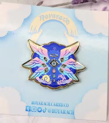 Sky Sun Moon Seraph Pin
